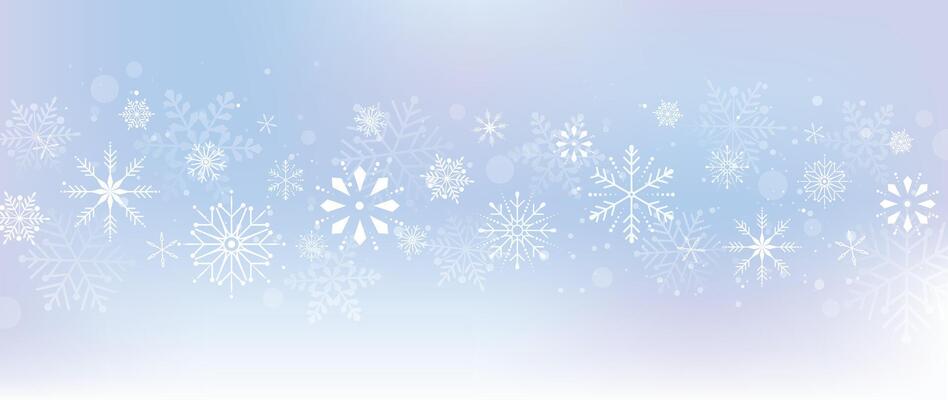 Crystal snowflake and circle shapes graphics.