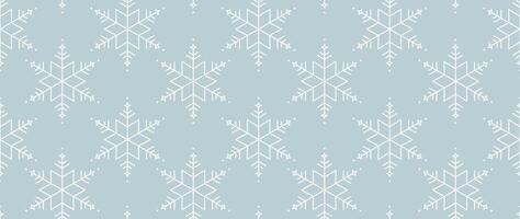 Elegant winter snowflake background illustration. Decorative snowflake and snowfall on light blue background. Design suitable for invitation card, greeting, wallpaper, poster, banner. vector