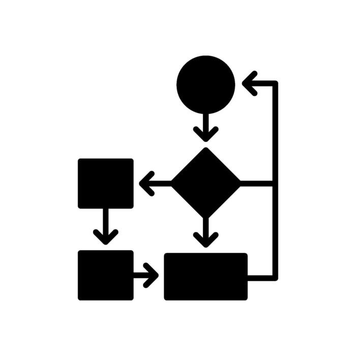 Process Flow Icon Vector Art, Icons, and Graphics for Free Download