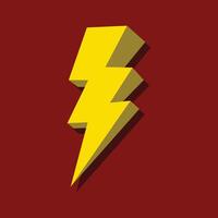 Dynamic Thunderbolt Illustration and Graphics vector