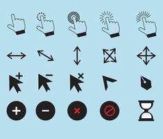 Professional Mouse Cursor Collection vector
