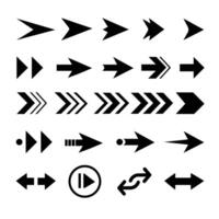 arrow set design illustrations vector