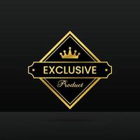 Exclusive design with illustrations vector