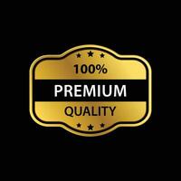 100 Premium Quality for Luxury and High End Products vector
