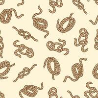 Bunch of Rope Seamless Pattern illustration Design vector