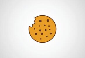 Biscuit, cracker, food logo design, design Concept vector