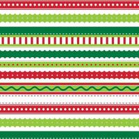 Seamless Christmas scrapbook embroidery pattern On White Background vector