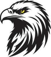 silhouette eagle design art vector