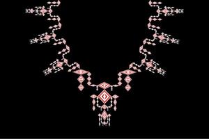 Beautiful neckline pattern,modern design. vector