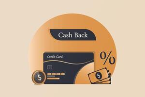 A card with a black background vector