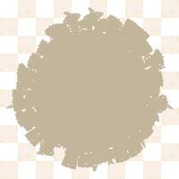 Circular frame with distressed texture. Rough, grunge-like edges create a worn appearance. Light brown color evokes a vintage aesthetic. For graphic design, photography, or social media post quotes . vector