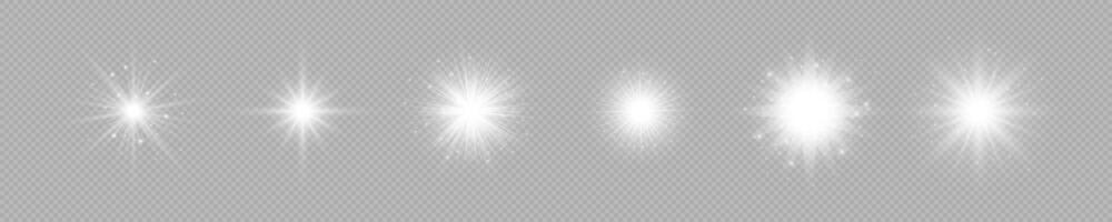 Light effect of lens flares vector
