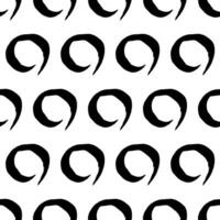 Seamless pattern with sketch circles shape vector