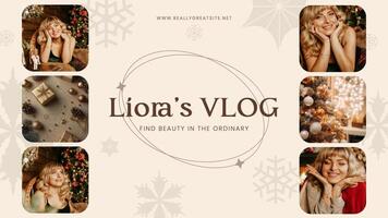 Beige Clean Christmas Facebook Cover template