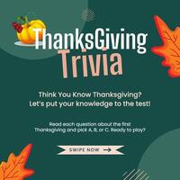 IG Post - Trivia - Carousel - Thanksgiving  template