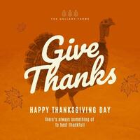 thanksgiving greeting social media post instagram template