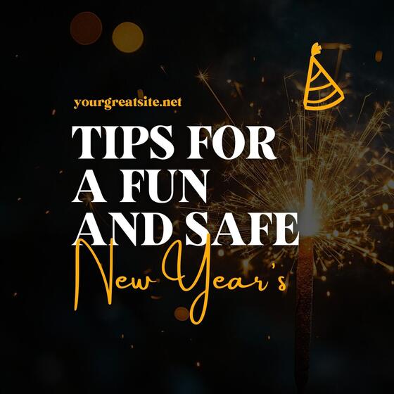 New Year Safety Instagram Post