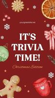 Christmas Quiz Instagram Story template