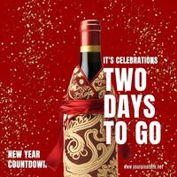 new year countdown social media post template