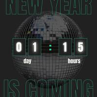 countdown for new year social media post template
