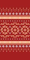 Elegance Red Rich Classy Scroll Embroidery Arabian Night Seamless Pattern. print striped, ornament floral, design for wrapping, silk, scarf, background, textile, carpet, rug, texture, hand draw vector
