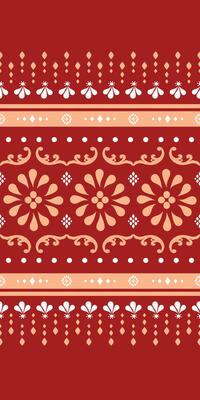 Elegance Red Rich Classy Scroll Embroidery Arabian Night Seamless Pattern. print striped, ornament floral, design for wrapping, silk, scarf, background, textile, carpet, rug, texture, hand draw