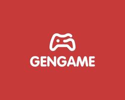 Initial Letter G Gamepad Joystick Game Controller Console Gaming Logo Design Illustration vector