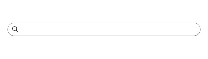 Simple search interface. Search bar icon, Search bar for ui. vector
