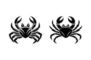 Minimalist Crab Logo Art II Modern Stylish Icon with High Resolution for Clean vector