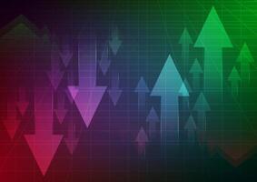 Business financial graph background. Stock market investment Up and Down concept. Design for chart economy finance and technology. vector