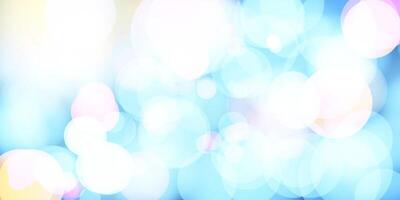 colorful glowing boke effect background vector