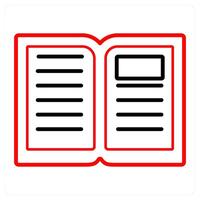 brochure and booklet icon concept vector