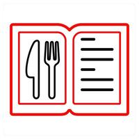 menu and bar icon concept vector