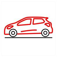 road and travel icon concept vector