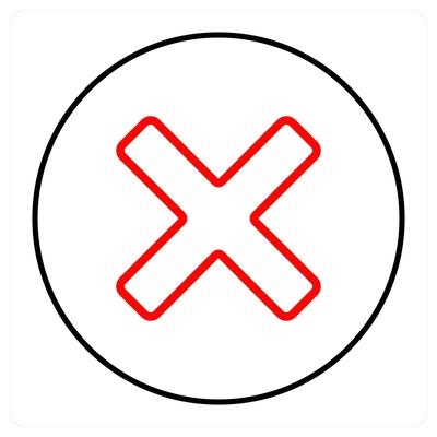 delete and remove icon concept