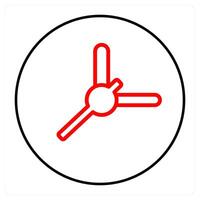 clock and timer icon concept vector