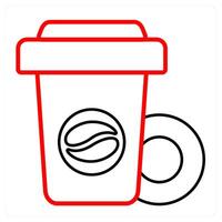 beverage and hot drink icon concept vector