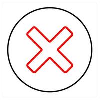 delete and remove icon concept vector