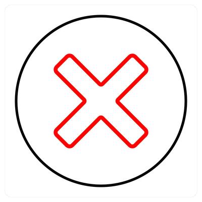 delete and remove icon concept