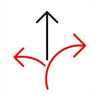 Pathway and board icon concept vector