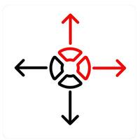 Arrow Direction and direction concept vector