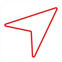 Navigation and map icon concept vector