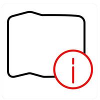 Map Information and location icon concept vector