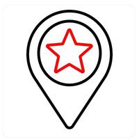 Location and pointer icon concept vector