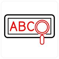 Abc and education icon concept vector