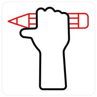 Pen and education icon concept vector
