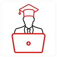Student and education icon concept vector