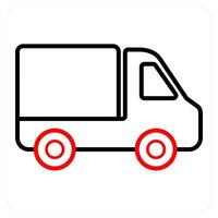 Vehicle and van icon concept vector