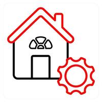 Home Protection and secure icon concept vector