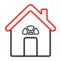 Home and house icon concept vector